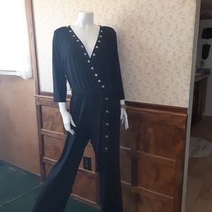 NY Collection Black Jumpsuit